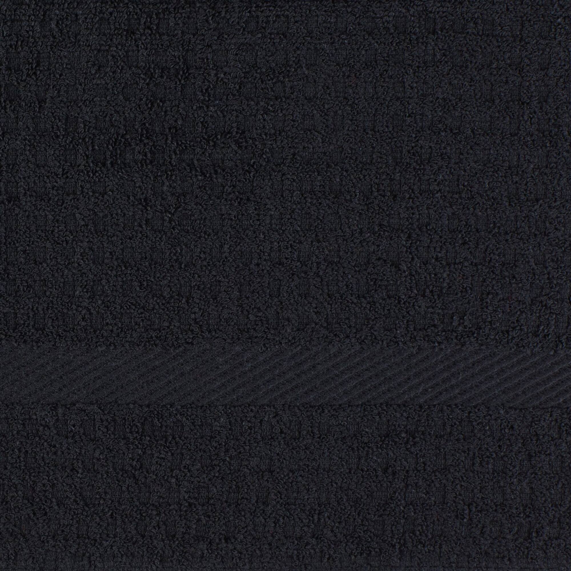 DII® Solid Black Waffle Terry Dishtowel, 4ct.